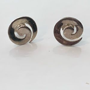 Sterling Silver Spiral Earrings